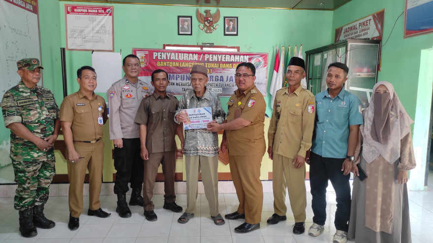Penyaluran BLT Dana Desa Triwulan ke- 4 Kampung Marga Jaya Tahun 2025